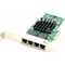 Add-On Addon 10/100/1000Mbs Quad Open Rj-45 Port 100M Pcie X4 Network ADD-PCIE-4RJ45 - alternate 1